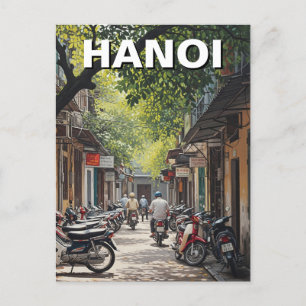 Postal Viaje por la carretera de Vietnam a Hanoi