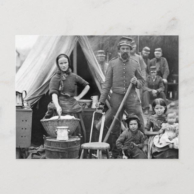 Postal Viaje por la Guerra Civil, 1861 (Anverso)