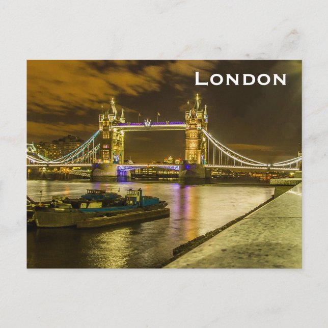 Postal Viaje por Londres (Anverso)