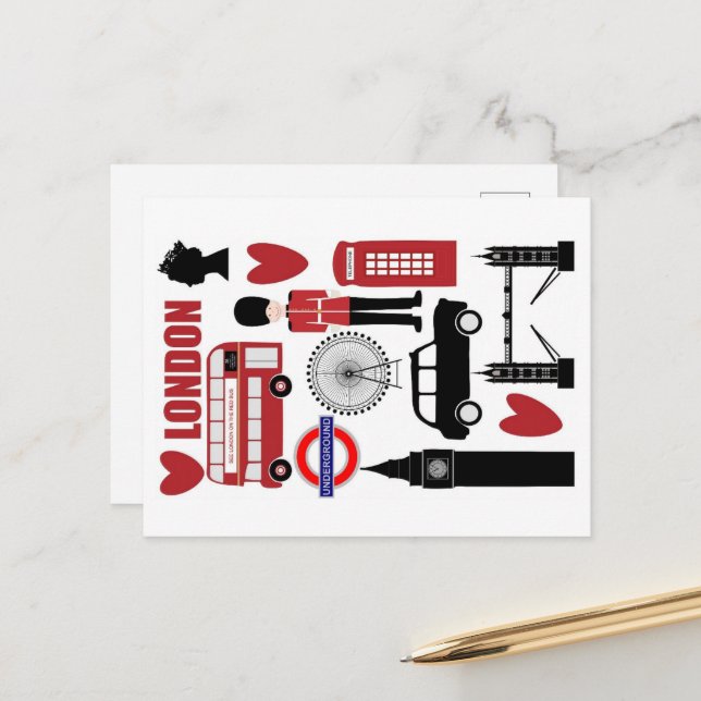 Postal Viaje por Londres (Anverso/Reverso In Situ)