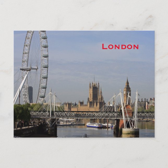 Postal Viaje por Londres (Anverso)