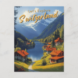 Postal Viaje por Suiza