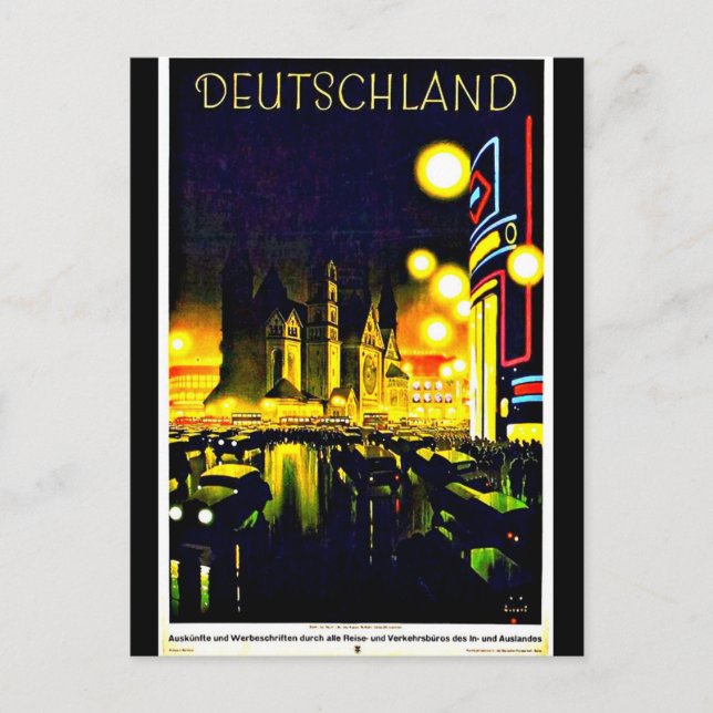 Postal Viaje Postcard-Vintage-Alemania (Anverso)