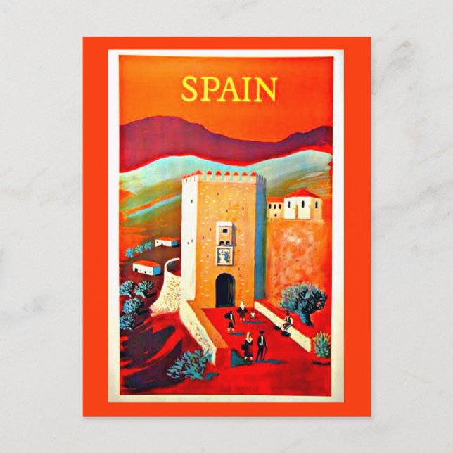 Postal Viaje Postcard-Vintage - España 2 (Anverso)