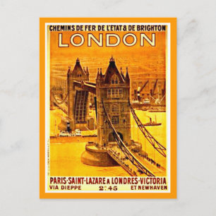 Postal Viaje Postcard-Vintage - Londres 2