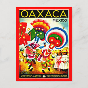 Postal Viaje Postcard-Vintage-Oaxaca