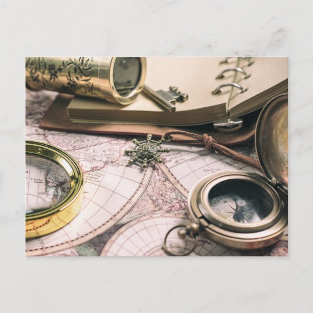 Postal Viaje retro (Anverso)