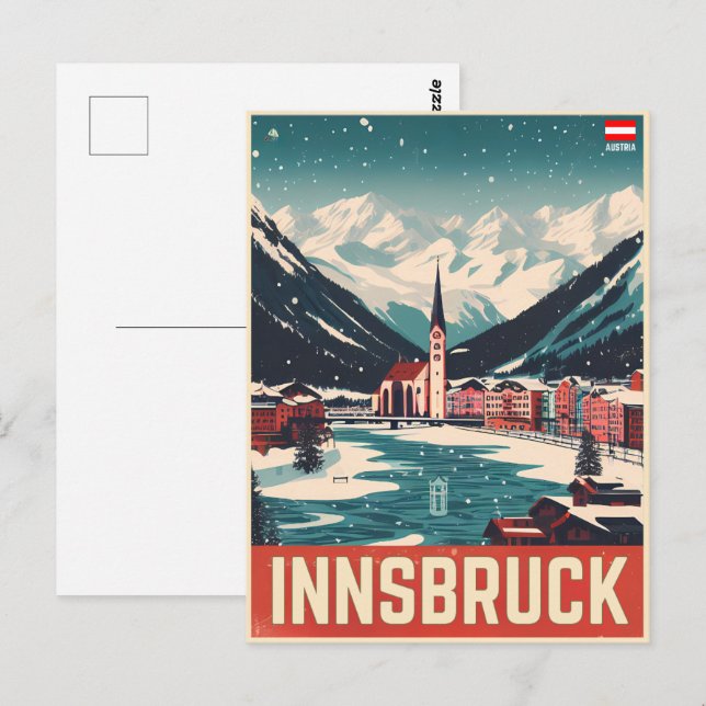Postal Viaje retro Innsbruck Tyrol - Regalos austriacos d (Anverso / Reverso)