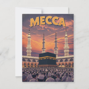 Postal Viaje Retro Meca