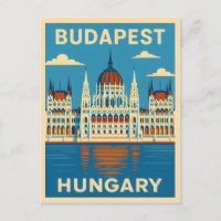 Viaje retro vintage Budapest Escenario Hungría