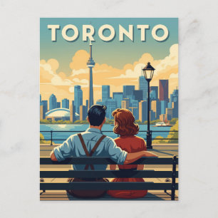 Postal Viaje romántico de Toronto Canadá