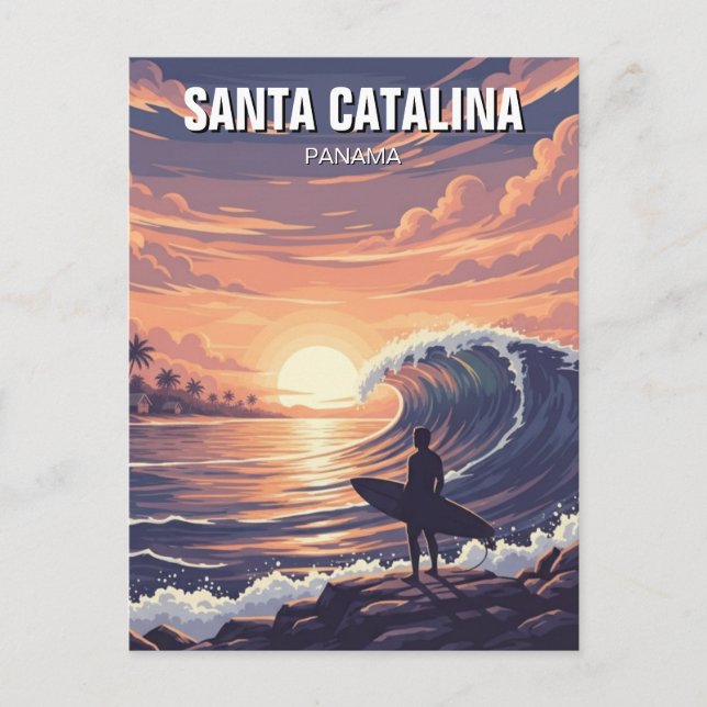Postal Viaje Santa Catalina de Panamá (Anverso)