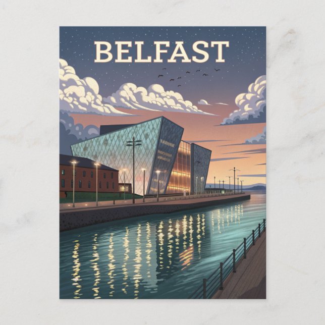 Postal Viaje Titanic Belfast (Anverso)