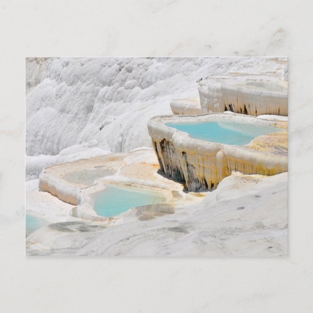 Postal viaje turístico de pamukkale turquía (Anverso)