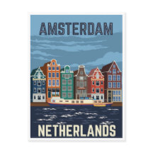 Viaje vintage amsterdam Holland netherlands retro