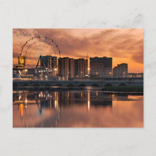 Postal Viaje vintage Arte de Chelyabinsk Rusia Fotografía