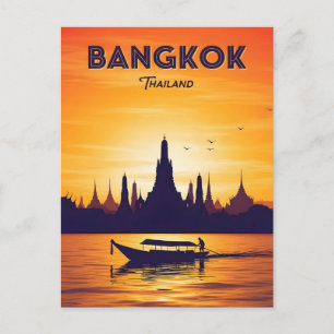 Postal Viaje vintage Bangkok Tailandia