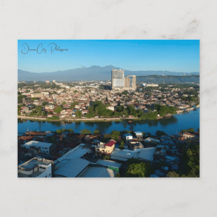 Postal viaje vintage Davao City Filipinas vacaciones