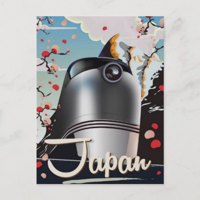 Postal Viaje vintage de JAPÓN (Anverso)