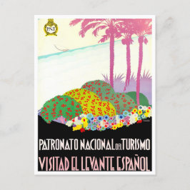 Postal Viaje vintage en el este de España