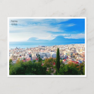 Postal viaje vintage Grecia patras Grèce retro turístico