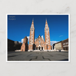 Postal viaje vintage Homenaje a Szeged Retro Hungría