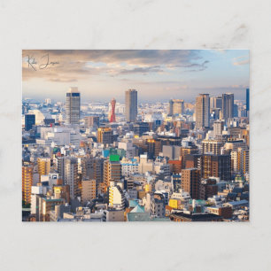 Postal viaje vintage Kobe Japón vacaciones retro