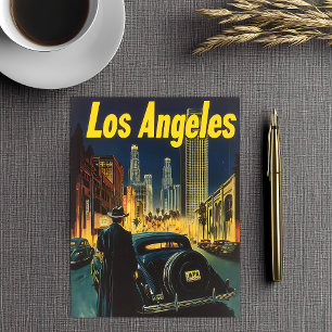 Postal Viaje Vintage Noir Los Ángeles