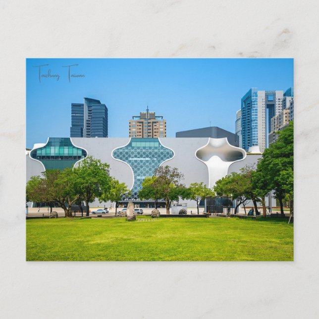 Postal Viaje vintage Retro de Taichung Taïwan (Anverso)