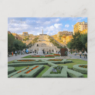 Postal Viaje vintage Yerevan Armenia Ciudad de Ararat