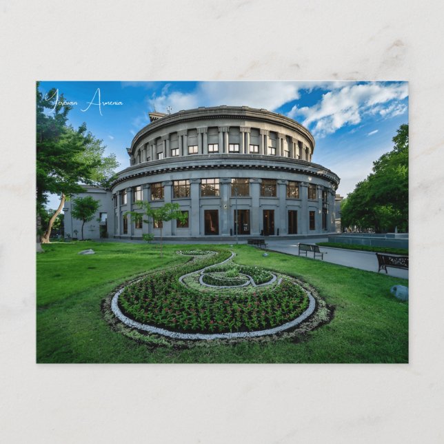 Postal Viaje vintage Yerevan Armenia Ciudad de Ararat (Anverso)