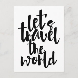 Postal Viajemos por el mundo