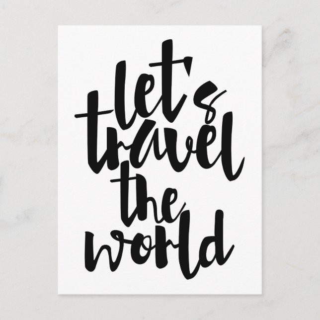 Postal Viajemos por el mundo (Anverso)