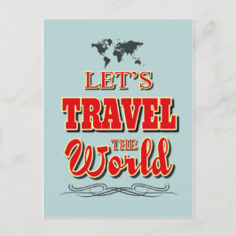 Postal Viajemos por el mundo