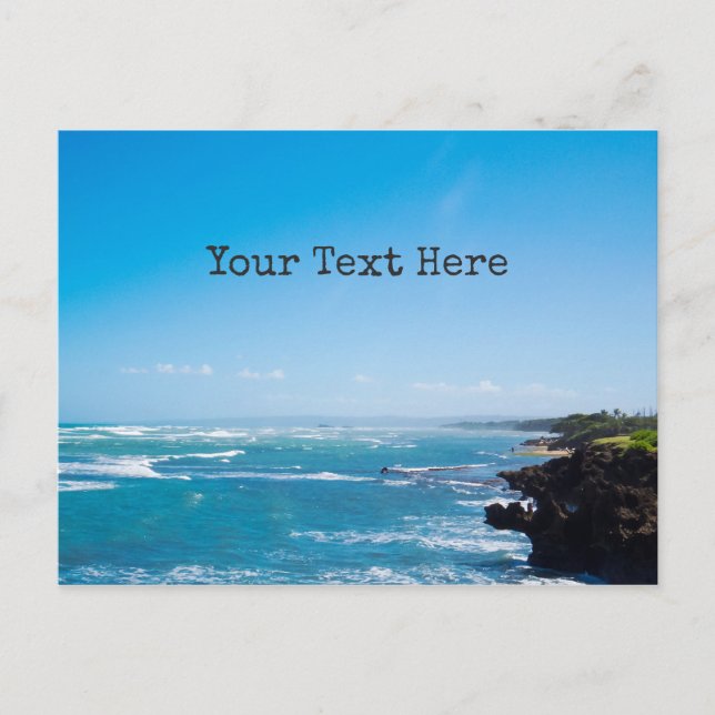 Postal Viajeros tropicales personalizados (Anverso)