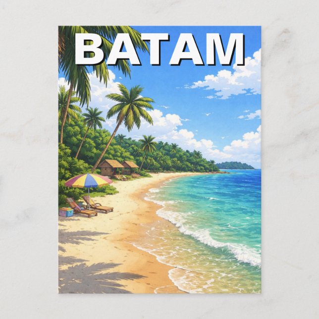 Postal Viajes a Batam Indonesia (Anverso)
