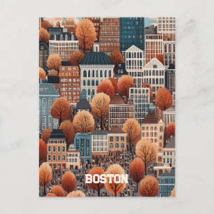 Postal Viajes a Boston Massachusetts