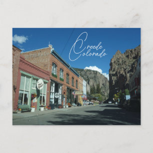 Postal Viajes a Creede Histórico Colorado
