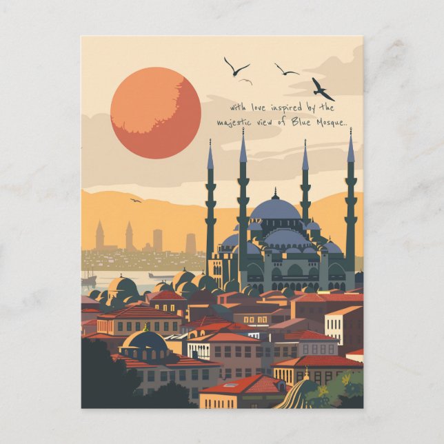 Postal Viajes a Estambul (Anverso)