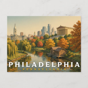 Postal Viajes a Filadelfia Pensilvania