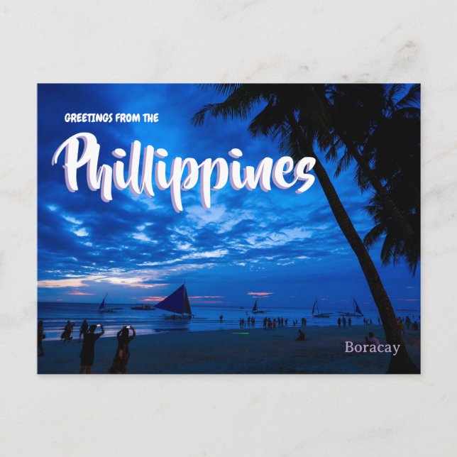 Postal Viajes a Filipinas (Anverso)
