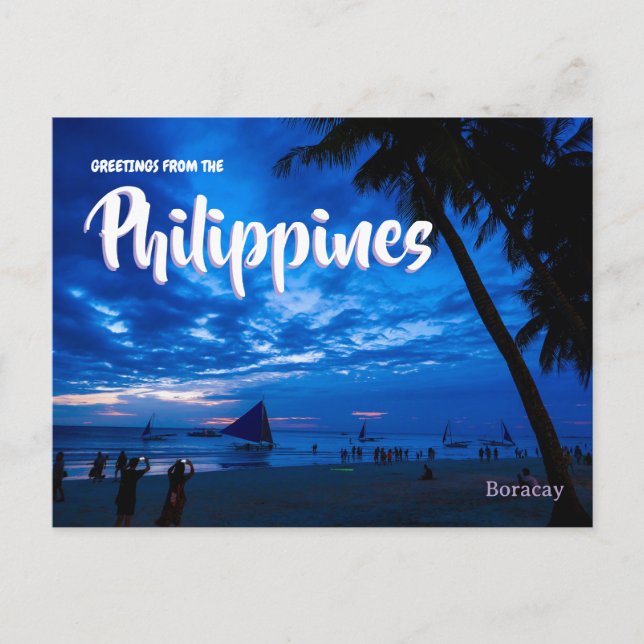 Postal Viajes a Filipinas (Anverso)