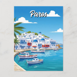 Postal Viajes a la isla de Paros Grecia