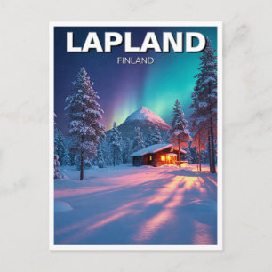 Postal Viajes a Laponia Finlandia