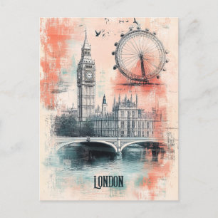 Postal Viajes a Londres Reino Unido