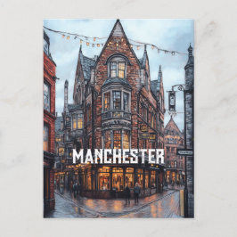 Postal Viajes a Manchester Reino Unido