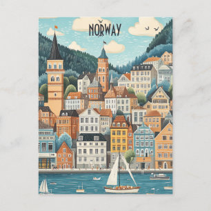 Postal Viajes a Noruega