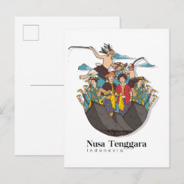Postal Viajes a Nusa Tenggara Indonesia