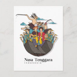 Postal Viajes a Nusa Tenggara Indonesia