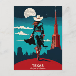 Postal Viajes a Texas: El Espíritu de Aventura